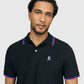 MENS LINCOLN NEON TIPPED POLO