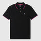 MENS LINCOLN NEON TIPPED POLO