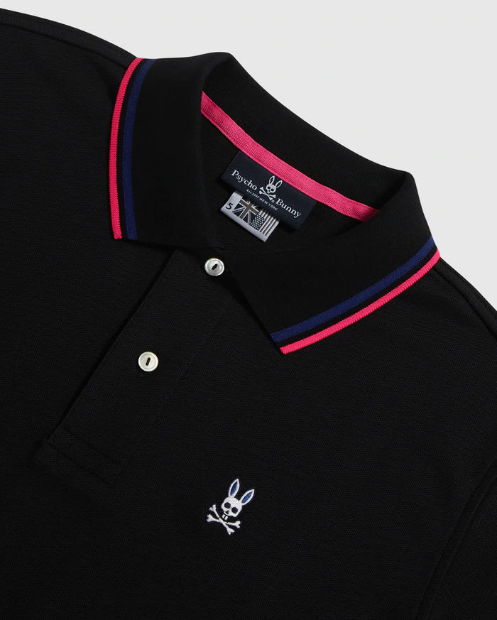 MENS LINCOLN NEON TIPPED POLO
