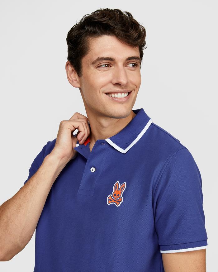 POLO DE HOMBRE HARTSOP CON LOGO DE PUNTA DE CADENA