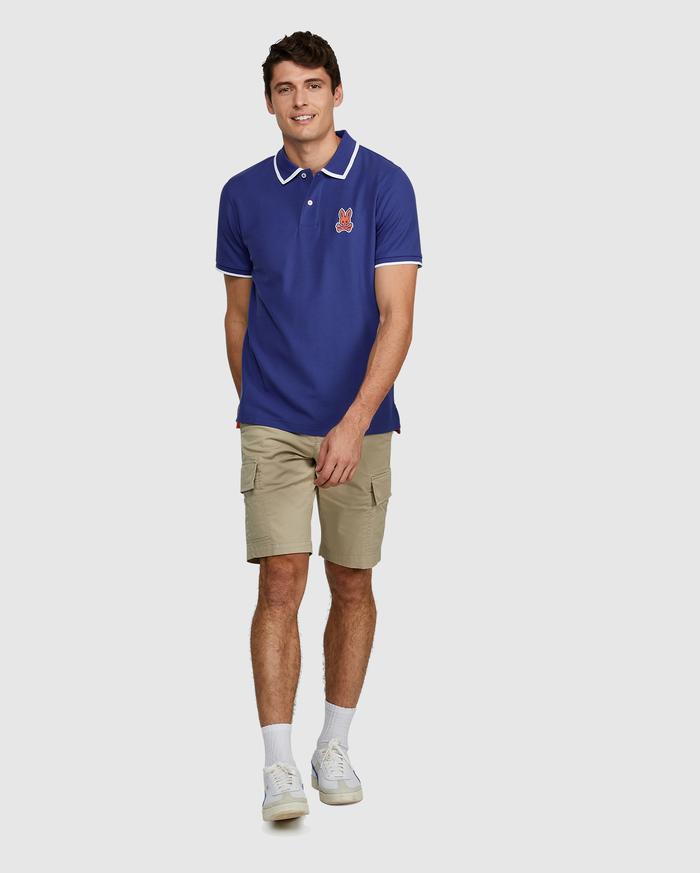 POLO DE HOMBRE HARTSOP CON LOGO DE PUNTA DE CADENA