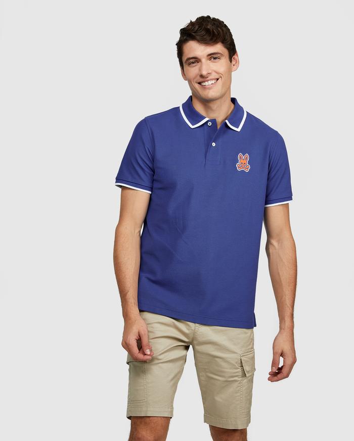 POLO DE HOMBRE HARTSOP CON LOGO DE PUNTA DE CADENA