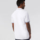Mens Lafayette Embroidered Stripe Collar Polo