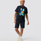 Mens Hilsboro Multi Color Bunny Tee