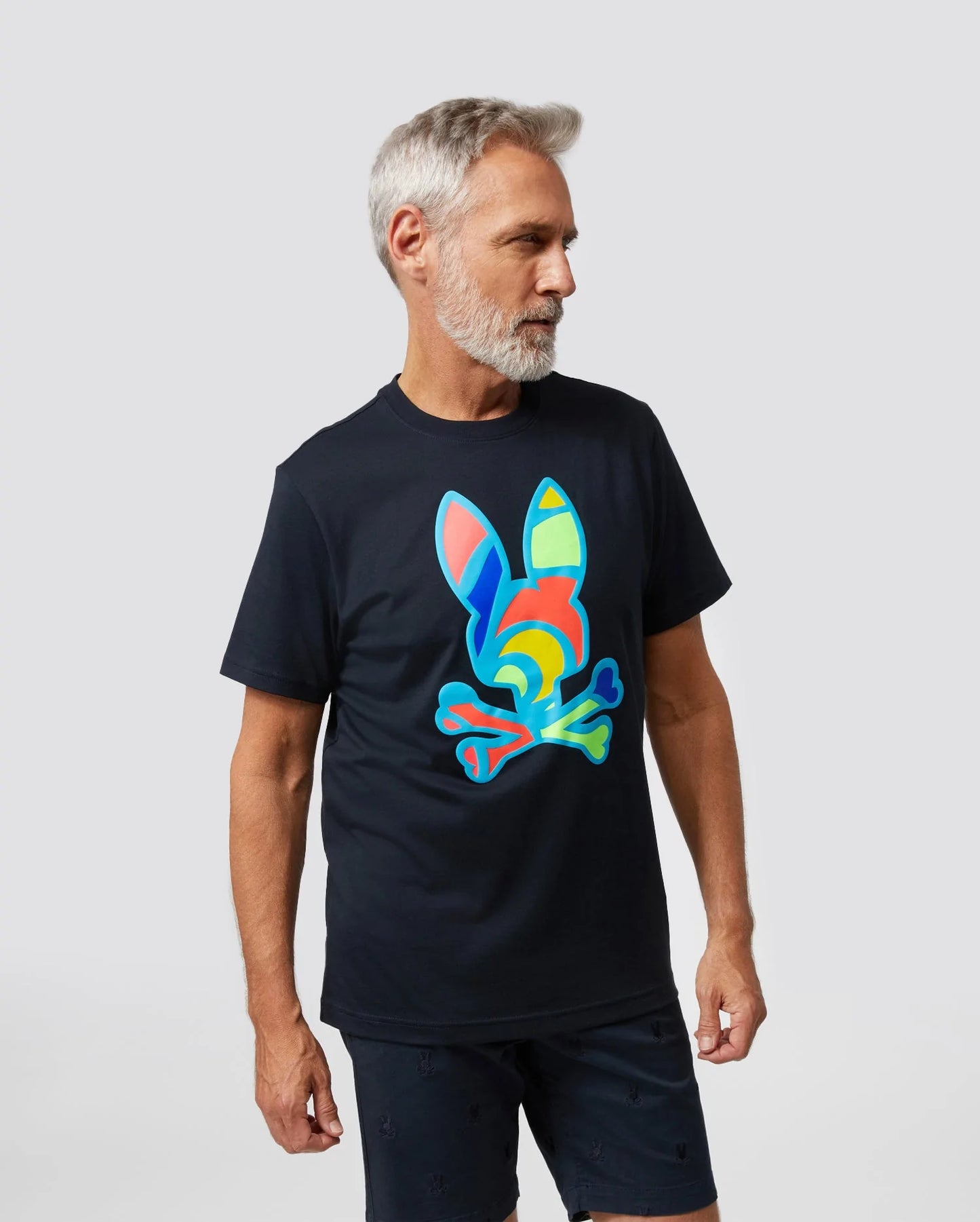 Camiseta de conejito multicolor de Hilsboro para hombre