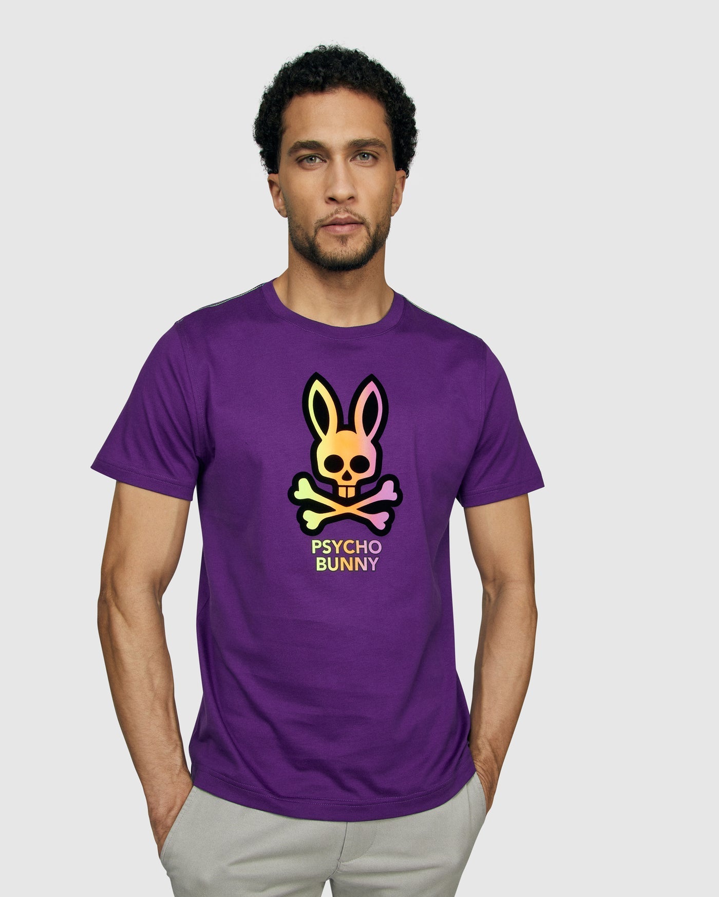 Camiseta Dylan Gradient Bunny para hombre - Vivid Violet