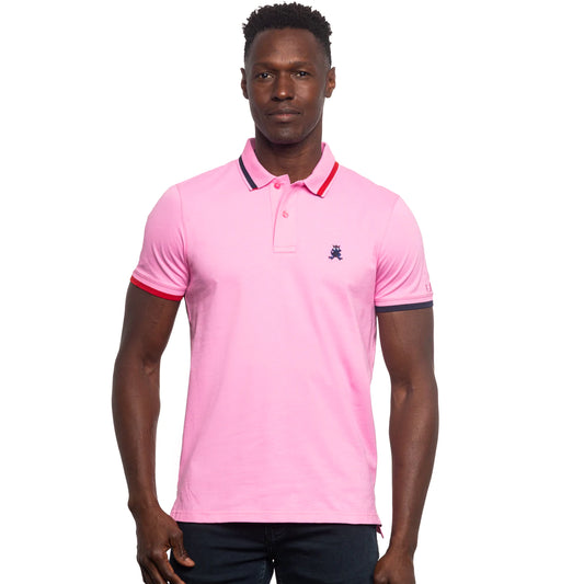 Polo Monaco FROG Slim Fit - Rosa