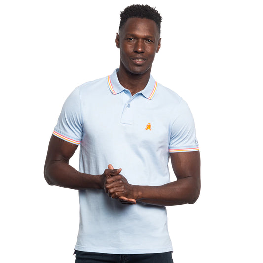 Corsica FROG Slim Fit Polo - Light Blue