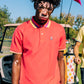 POLO OLIVER CON PUNTA DE NEÓN PARA HOMBRE