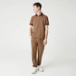 Unisex Lacoste L!VE Classic Fit Monogram Jacquard Polo