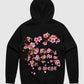 SUDADERA DE POLAR CON CAPUCHA G WEST CHERRY BLOSSOM - NEGRO 