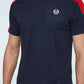CAMISETA FASCIA PL-MARINO/ROJO TANGO