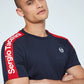 CAMISETA FASCIA PL-MARINO/ROJO TANGO