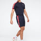 FASCIA PL SHORTS-NAVY/TANGO RED