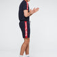 FASCIA PL SHORTS-NAVY/TANGO RED