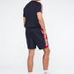 FASCIA PL SHORTS-NAVY/TANGO RED