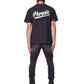 P001 PINTURA DE LAVADO NEGRO EXCLUSIVO DE LAVADO DE JEAN SKINNY DE BAJO TIRO