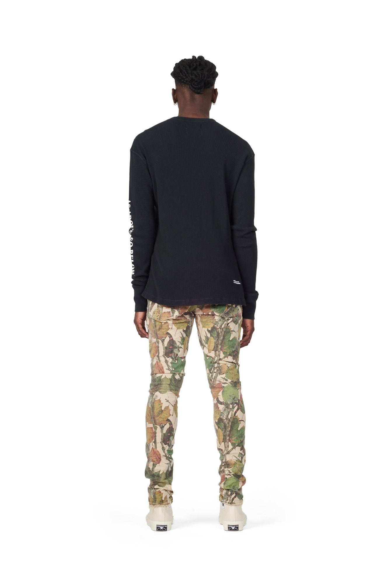 WASHED CAMO TAN SNAKE P001 LOW RISE SKINNY
