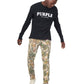 LAVADO CAMO TAN SNAKE P001 SKINNY DE TIRO BAJO
