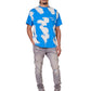 P001 Low Rise Skinny Jean Grey Dirty Destroy