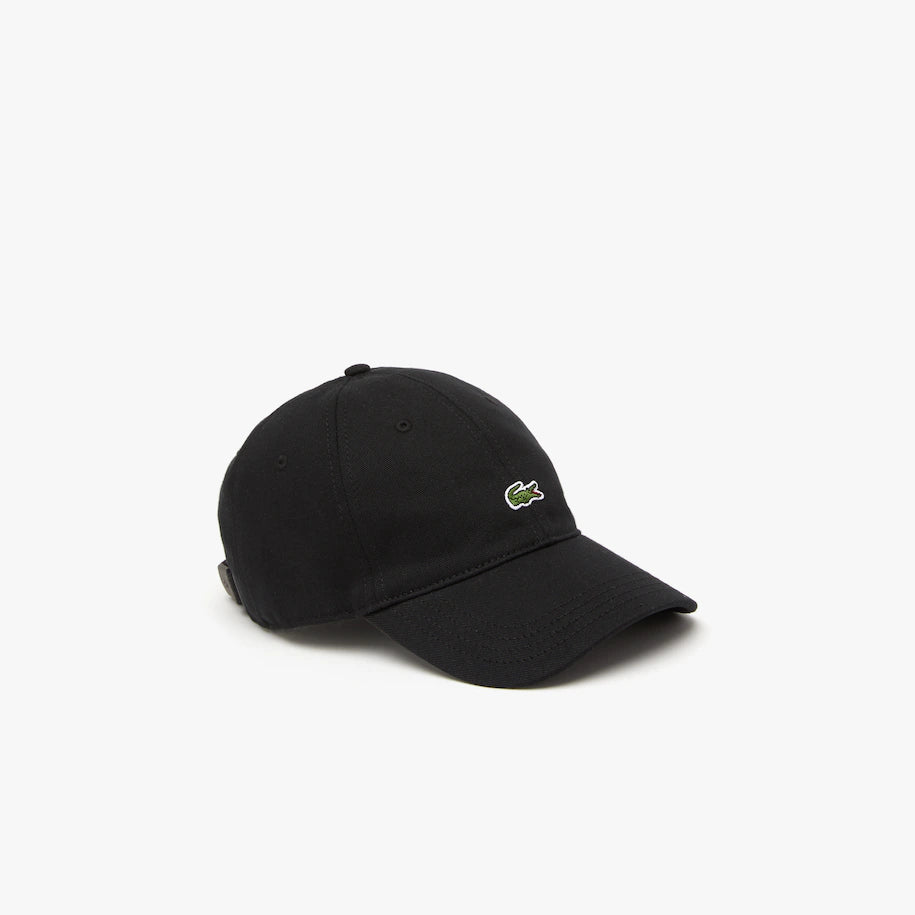 Gorra unisex de sarga de algodón orgánico NEGRO 