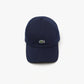 Gorra unisex Lacoste en sarga de algodón orgánico NAVY 