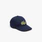 Gorra unisex Lacoste ajustable en sarga de algodón orgánico 
