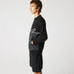 Men’s Crew Neck Oversized Crocodile Cotton Blend Sweatshirt