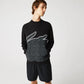 Men’s Crew Neck Oversized Crocodile Cotton Blend Sweatshirt