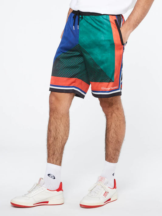 MONTE CARLO TENNIS SHORT-BLACK MULTI