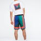 MONTE CARLO TENNIS SHORT-BLACK MULTI