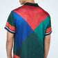 MONTE CARLO CAMP SHIRT-LAPIS BLUE/EVERGREEN