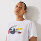 Men's Lacoste SPORT Patchwork Crocodile Print Cotton T-shirt