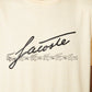 Men's Signature And Crocodile Print Crew Neck Cotton T-Shirt