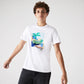 Camiseta de hombre en algodón estampado 