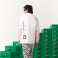 Men's Lacoste L!VE Collab Minecraft Loose Fit Organic Cotton T-Shirt