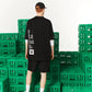 Men's Lacoste LIVE Collab Minecraft Loose Fit Organic Cotton T-Shirt