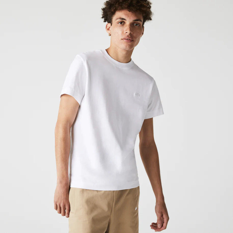 Camiseta de hombre en algodón con cuello redondo 