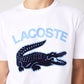 Camiseta de hombre Lacoste Regular Fit XL con estampado de cocodrilo 