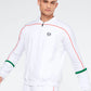 AMISCORA TRACK JACKET ARCHIVIO-WHITE/GRENADINE/JOLLY GREEN