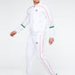 AMISCORA TRACK JACKET ARCHIVIO-WHITE/GRENADINE/JOLLY GREEN
