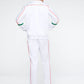 AMISCORA TRACK JACKET ARCHIVIO-WHITE/GRENADINE/JOLLY GREEN