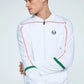 AMISCORA TRACK JACKET ARCHIVIO-WHITE/GRENADINE/JOLLY GREEN