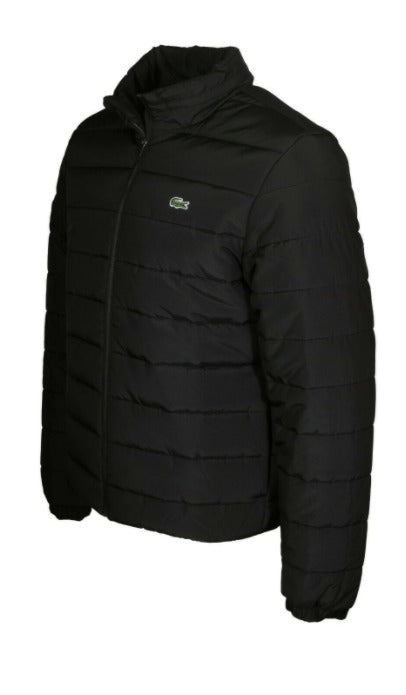Lacoste Men’s Padded Jacket with Concealed Hood in Black BH7774-51 C31