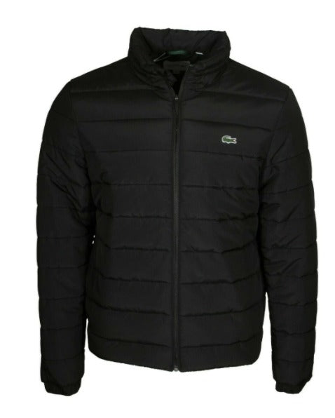 Lacoste Men’s Padded Jacket with Concealed Hood in Black BH7774-51 C31