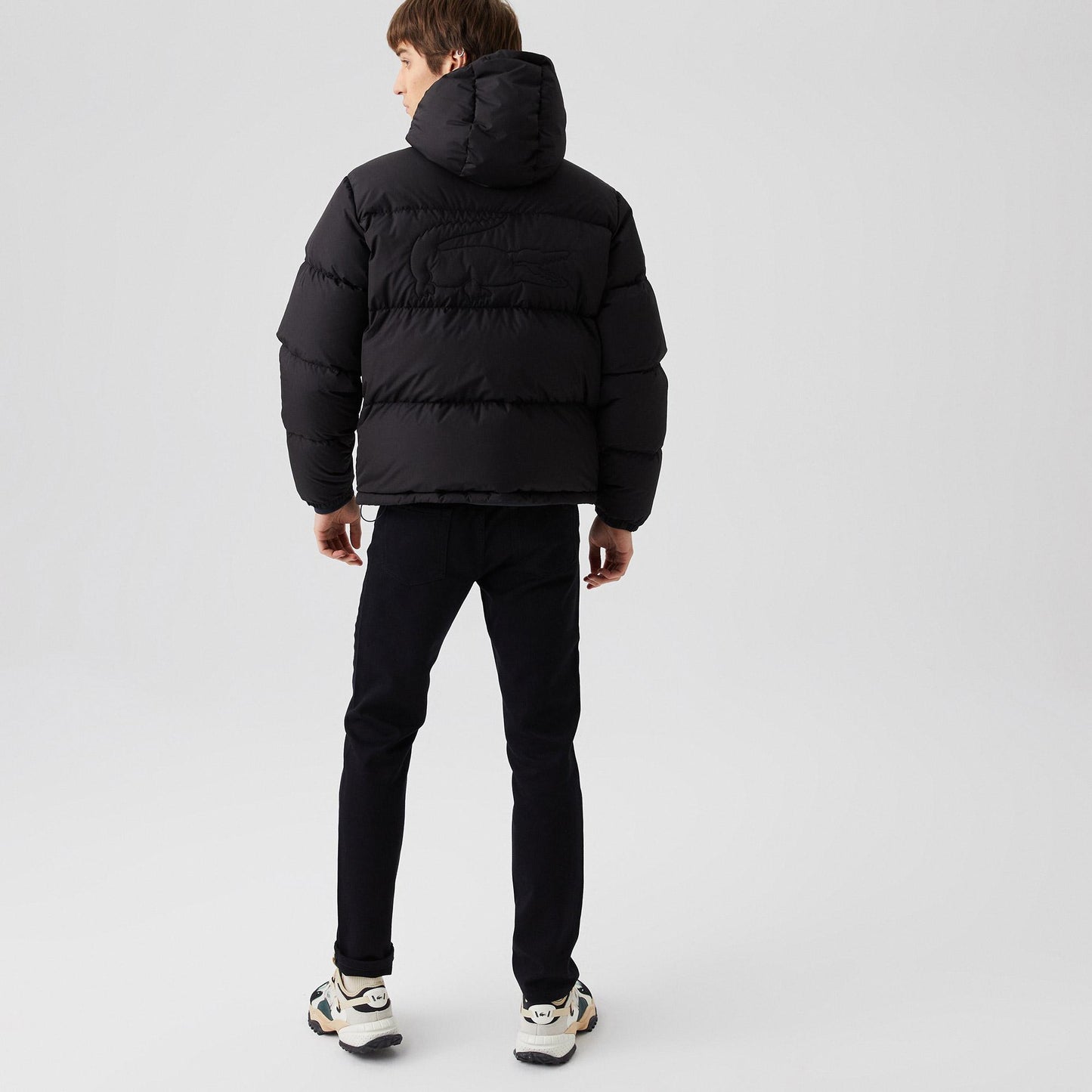 Lacoste Men's Quilted Water-Repellent Short Jacket