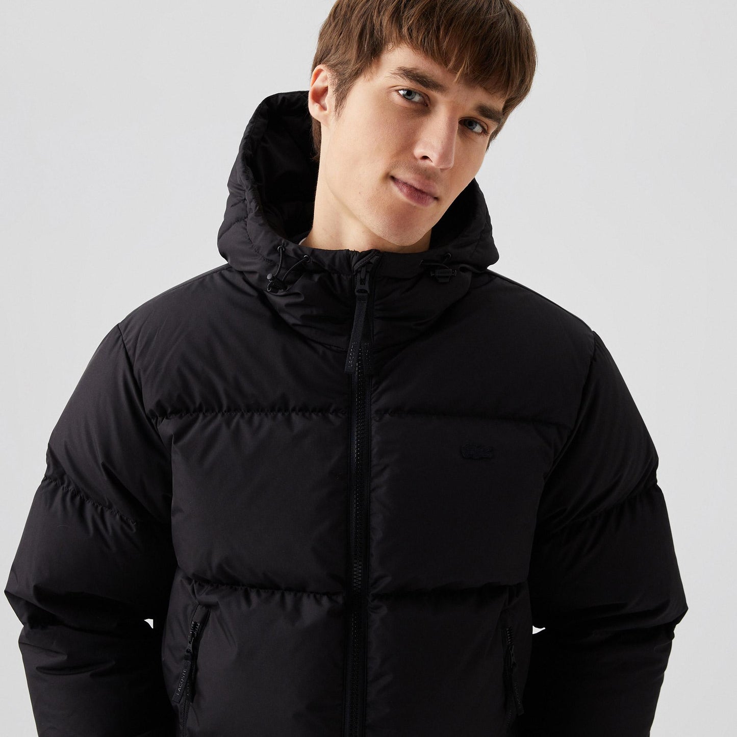 Lacoste Men's Quilted Water-Repellent Short Jacket