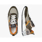 VOILE BLANCHE CLUB01. SUEDE AND MESH SNEAKERS ARMY GREEN