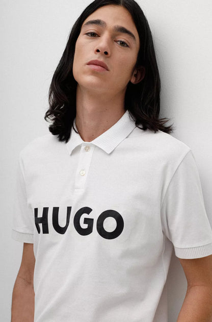 POLO DE ALGODÓN PIQUÉ CON LOGO CYBER-SHADOW 
