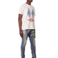PURPLE-BRAND BANDANA PATCH PRINT INDIGO P001 LOW RISE SKINNY
